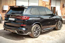 BMW X5 G05 2019–2026 Dorpellijsten Carbon V3 (Echt carbon) foto 5