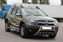 Dacia Duster 2008–2018 Bullbar met opschrift WT004 (RVS) foto 2