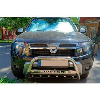 Bullbar met opschrift WT004 (RVS) Dacia Duster 2008–2018 foto 4
