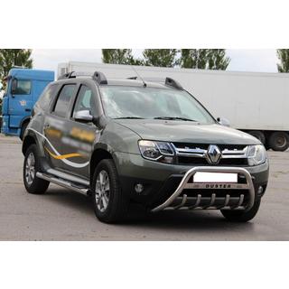 Bullbar met opschrift WT004 (RVS) Dacia Duster 2008–2018 foto 2