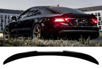 Audi A7 2010–2018 Spoiler DPT V2 (Sedan, zwart hoogglans) foto 1