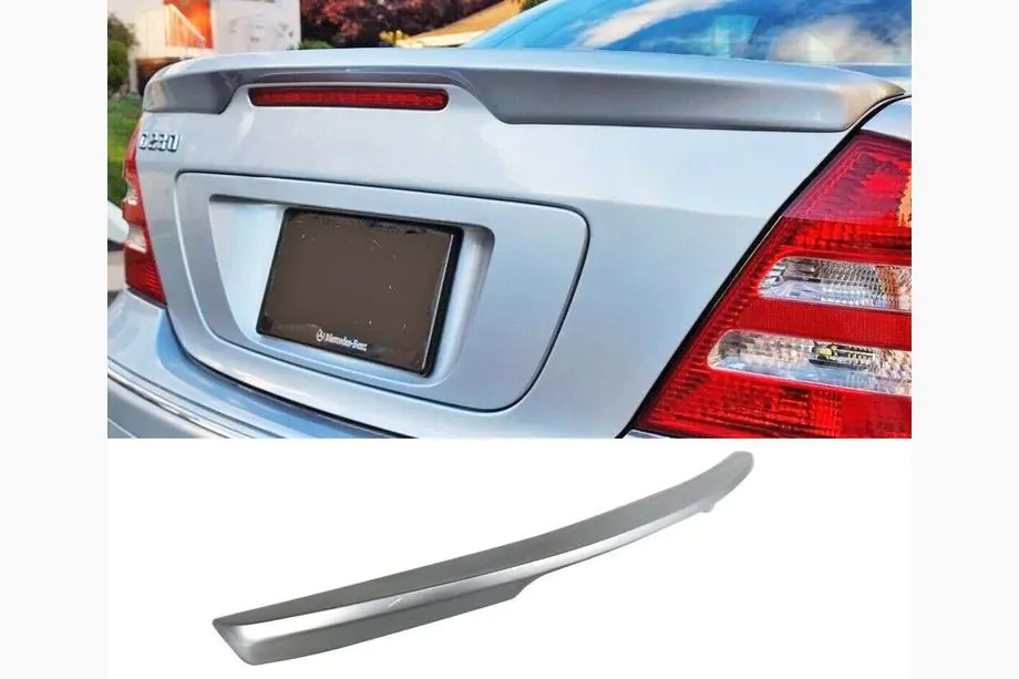 Mercedes C-Klasse W203 2000–2007 Spoiler DPT (SD, hoogglans zwart) Foto 1