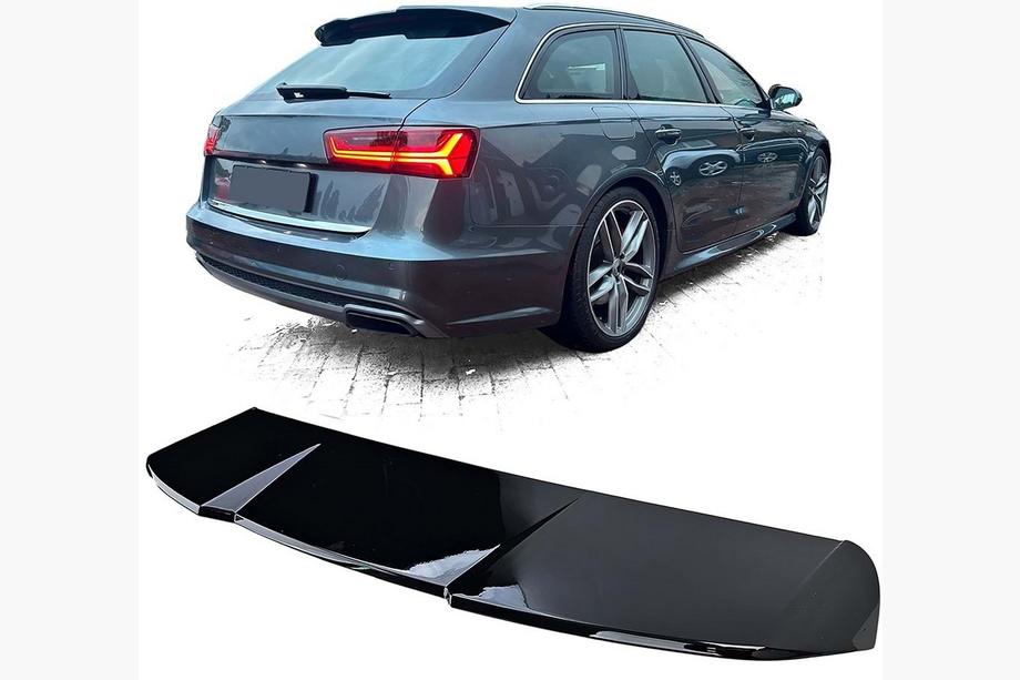 Audi A6 C7 2011–2017 Spoiler DPT V2 (Avant, hoogglans zwart) Foto 1