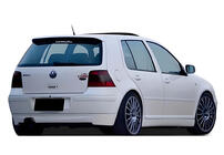 Volkswagen Golf 4 1997–2006 Achterdiffuser DPT (mat zwart) foto 1