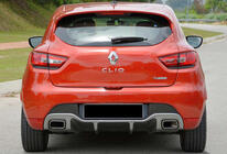 Renault Clio IV 2012–2019 DPT achterdiffuser (voor RS, spuitklaar) foto 1
