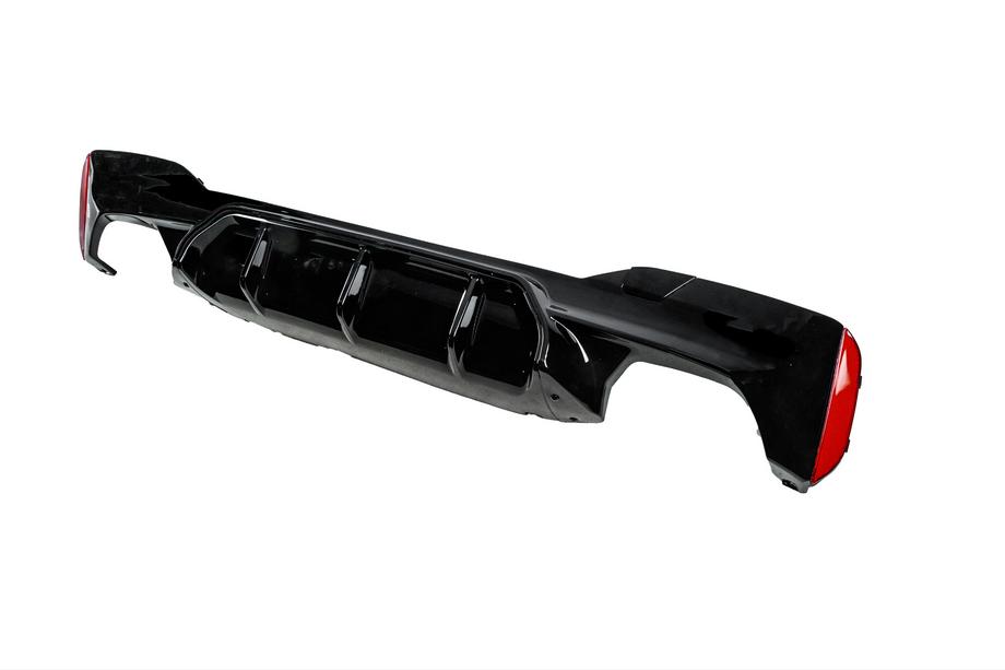 BMW 5 Serie G30/G31 2017–2023 DPT achterdiffuser (voor M-Sport/M5 F90, hoogglans zwart) Foto 4