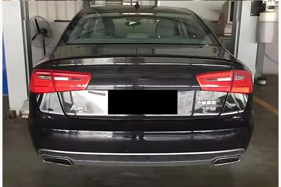 Audi A6 C7 2011–2017 Achterdiffuser met uitlaatsierstukken DPT S-Line-style (2011-2014) Image