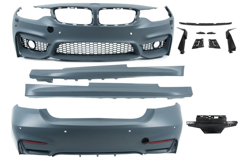 BMW 4 Serie F32/F33/F36 2012–2020 Complete bumperset F82 M4 (voor F32) Foto 2