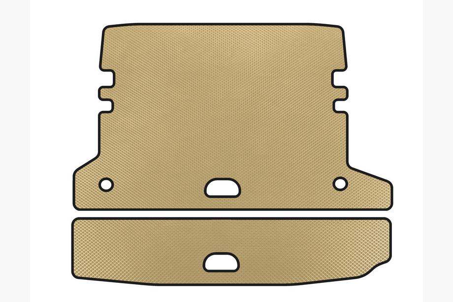 BMW 3 Serie F30/F31 2012–2019 EVA V-2 kofferbakmat (voor F-31, Beige) Image