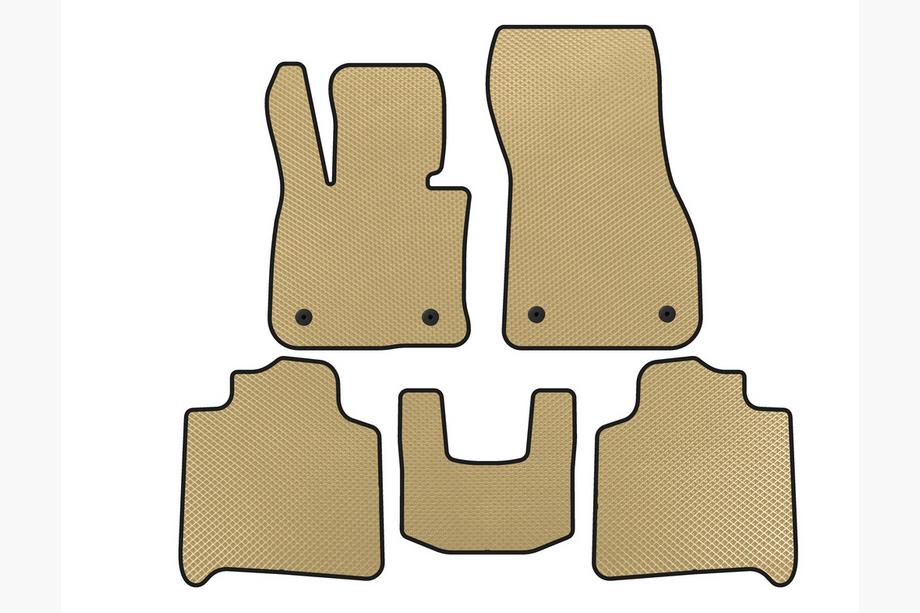 BMW 2 Serie Active Tourer F45/F46 2014–2021 EVA automatten (voor F46, 2 rijen, beige) Image