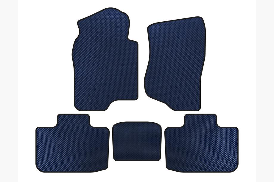 Cadillac Escalade 2007–2014 EVA vloermatten (2 rijen, blauw) Image