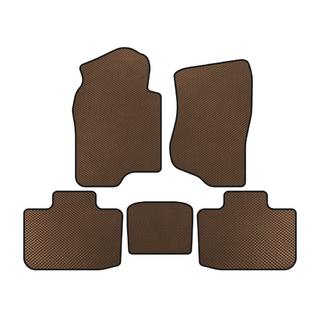 EVA automatten voor het interieur (2 rijen, bruin)