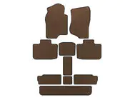Cadillac Escalade 2007–2014 EVA automatten voor interieur (3 rijen, bruin) foto 1