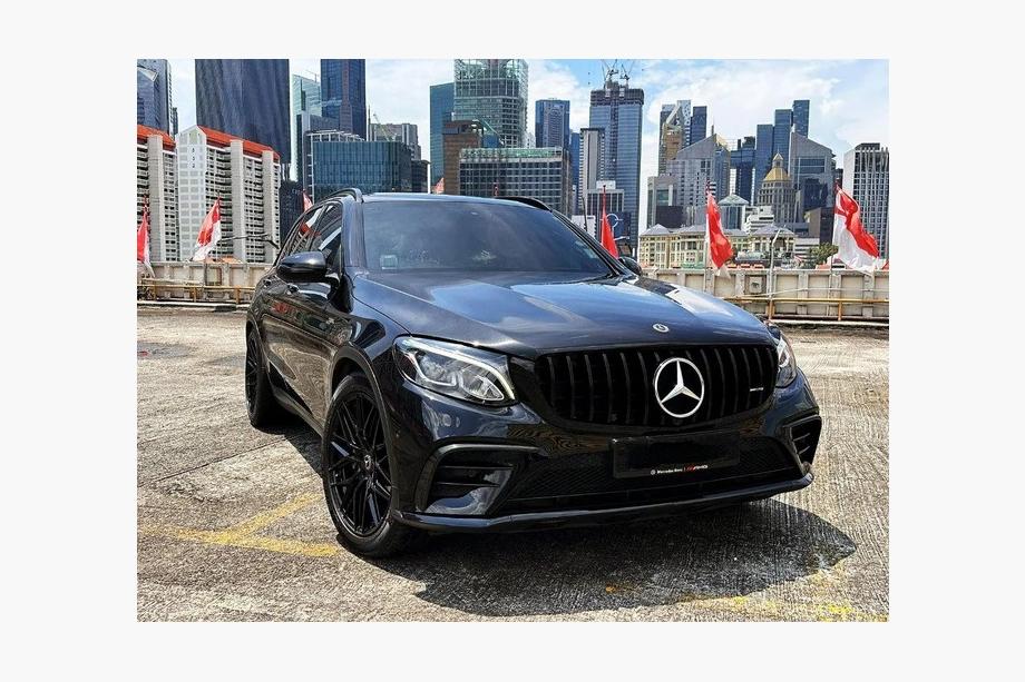 Mercedes GLC Coupé C253 2016–2023 Voorgrille GT Panamericana Black (voor 2015-2019) Foto 7