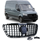 Mercedes Sprinter W907/W910 2018– Voorgrille Panamericana GT Panamericana Black Premium Zonder frame foto 1