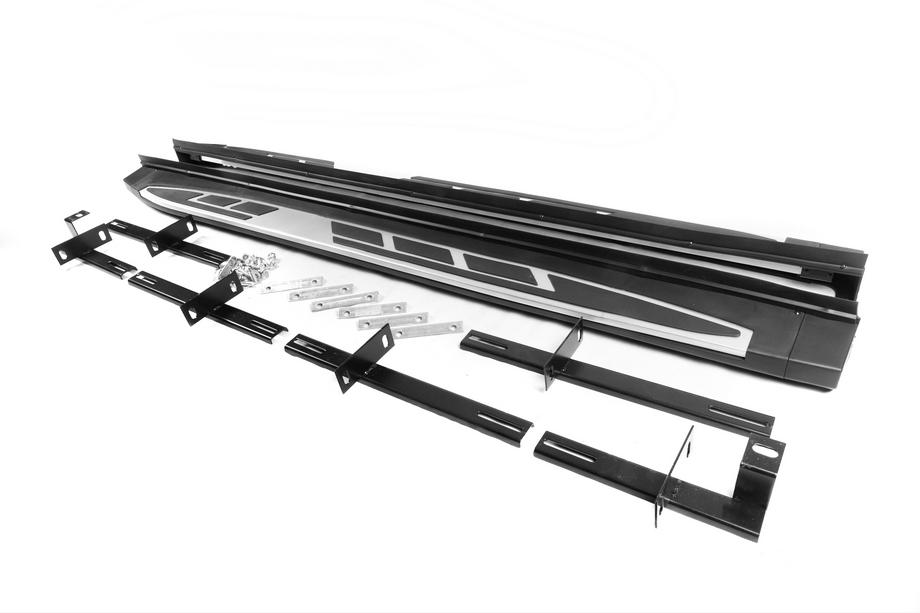 Mitsubishi Outlander 2012–2021 OEM V2 zijtreden (set van 2, aluminium) Image