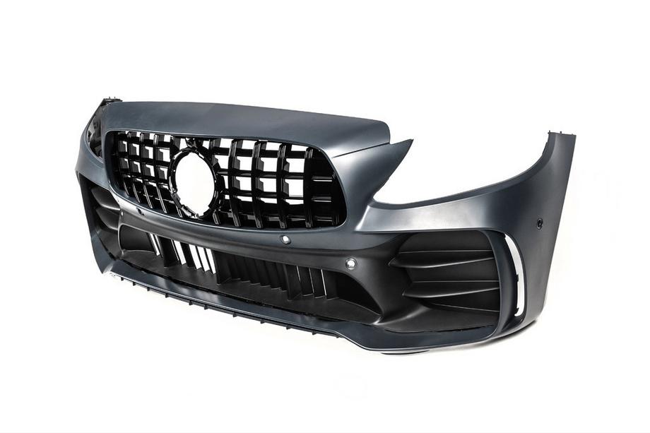 Mercedes C-klasse W205 2014–2021 Bodykit set met diffuser voor Coupe (Black Mamba C63GT design) Foto 12