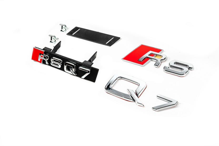 Audi Q7 2015–2026 Embleemset voor grille Image