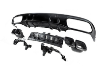 Mercedes C-klasse W205 2014–2021 Bodykit met diffuser voor Coupe (AMG C63-designs 2014-2018) foto 7