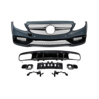 Bodykit met diffuser voor Coupe (AMG C63-designs 2014-2018) foto 1