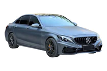 Mercedes C-klasse W205 2014–2021 Spatborden in C63 AMG Style (aluminium, 2 stuks) foto 3