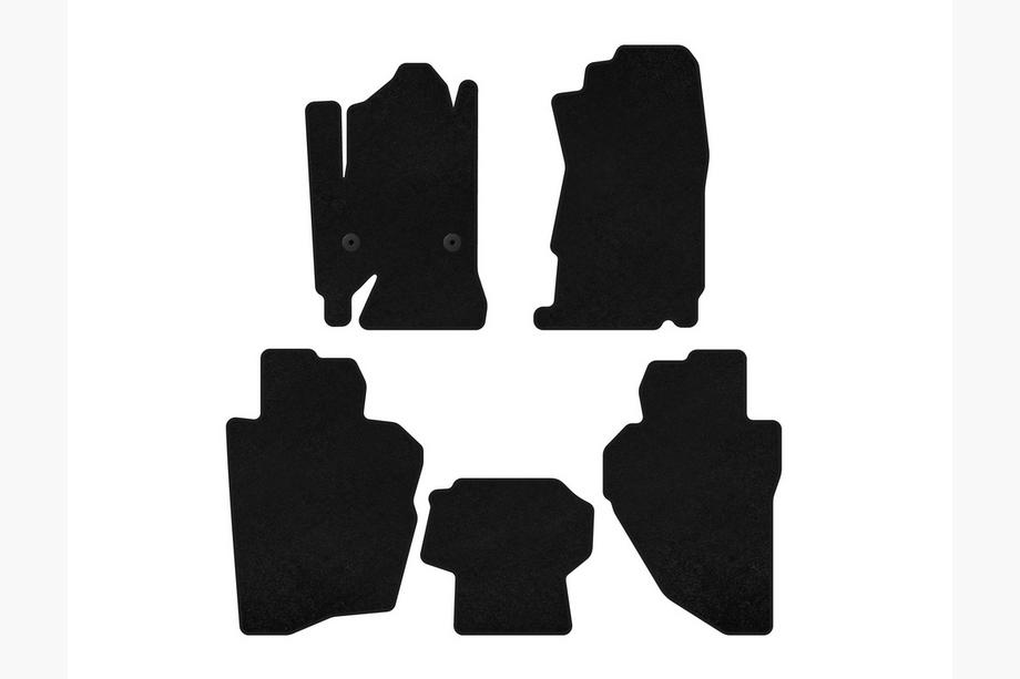 Chevrolet Silverado 2013–2019 Premium stoffen automatten (Zwart) Image