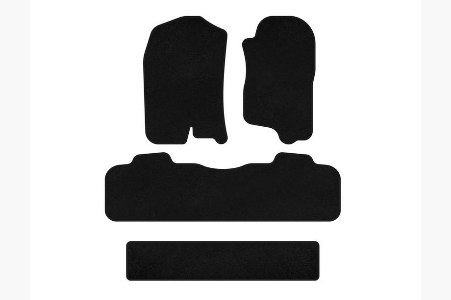 Chevrolet Tahoe 2007–2014 Textiel automatten Classic (3 rijen, 2007-2014, Zwart) Image
