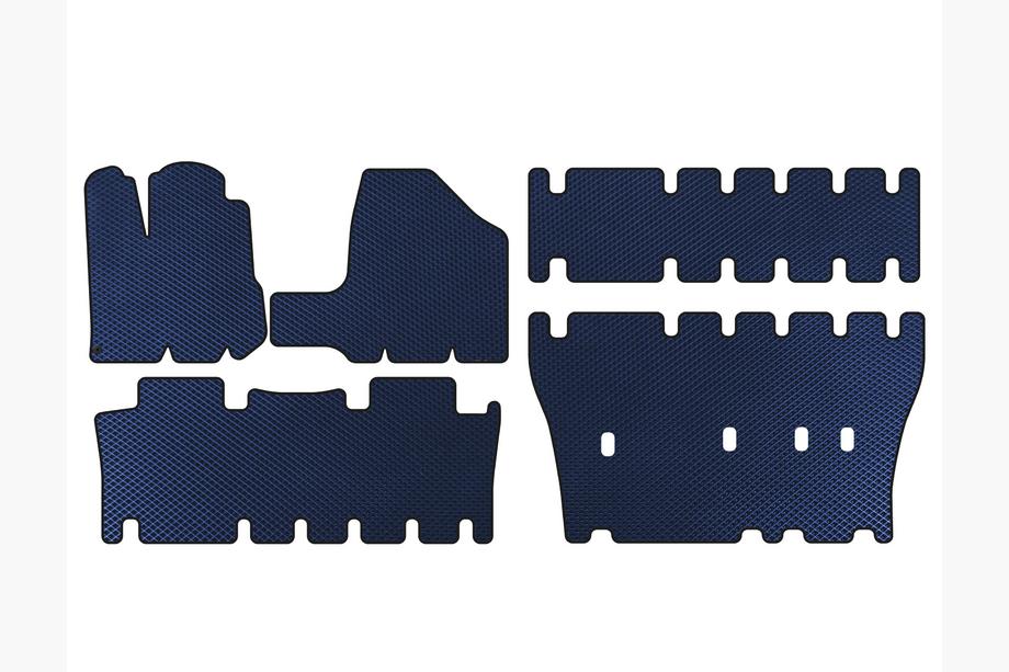 Toyota Sienna 2003–2009 EVA automatten (3 rijen, blauw) Image