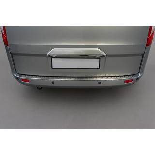 Chromen strip boven kenteken (zonder camera, RVS) Ford Custom 2013–2022 foto 1