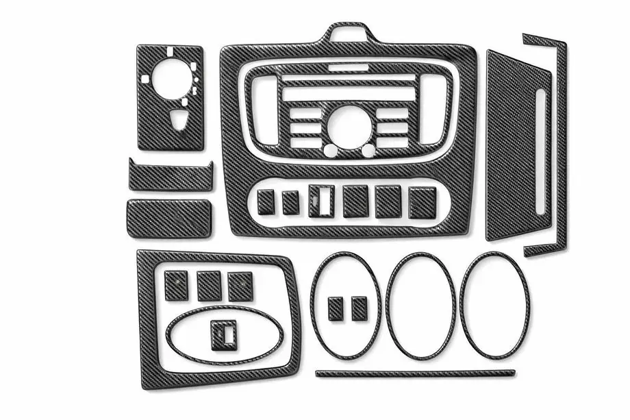 Ford Focus II 2008–2011 Dashboard paneeltrim Clima (Maxi-set, Carbon) Image