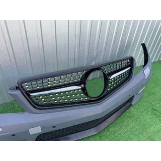 Voorbumper 2011-2014 AMG C63 met Diamond Black grille foto 2