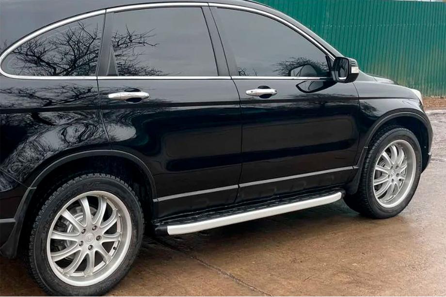 Honda CR-V 2007–2011 Fullmond side steps (2 stuks, aluminium) Foto 1
