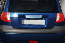 Hyundai Getz 2002– Sierlijst boven kenteken (2006↗, RVS) foto 3