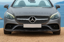 Mercedes SLC R172 2016–2020 Voorgrille Diamond Silver foto 1