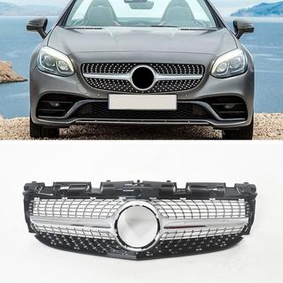 Voorgrille Diamond Silver Mercedes SLC R172 2016–2020 foto 3