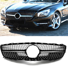 Mercedes SL R231 2012–2020 Voorgrille Diamond Black (2012-2016) foto 1