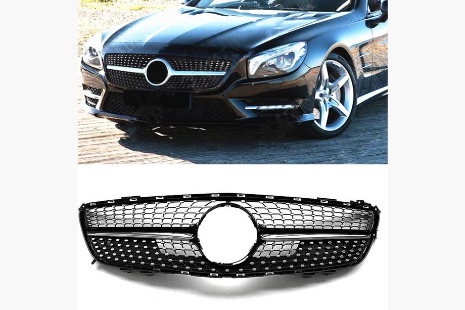 Mercedes SL R231 2012–2020 Voorgrille Diamond Black (2012-2016) Image
