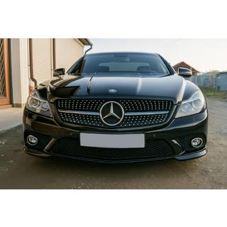 Voorgrille Diamond Black (2008-2011) Mercedes SL R230 2001–2011 foto 3