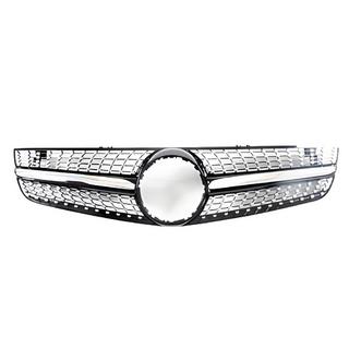 Voorgrille Diamond Black (2008-2011) Mercedes SL R230 2001–2011 foto 2