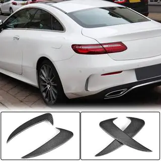 Achterbumper diffuser inzetstukken V1 (voor Coupé/Cabriolet Base/AMG-Line/C43 AMG 2015-2019, carbon) foto 1