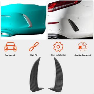 Achterbumper diffuser inzetstukken V1 (voor Coupé/Cabriolet Base/AMG-Line/C43 AMG 2015-2019, carbon) foto 2