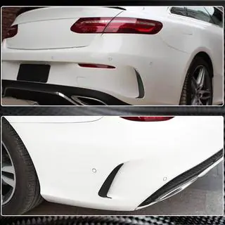 Achterbumper diffuser inzetstukken V1 (voor Coupé/Cabriolet Base/AMG-Line/C43 AMG 2015-2019, carbon) foto 4
