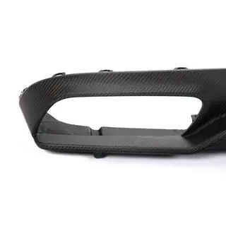 Achterbumper diffuser (voor coupe/cabriolet C63 AMG 2019-2021, carbon) foto 3