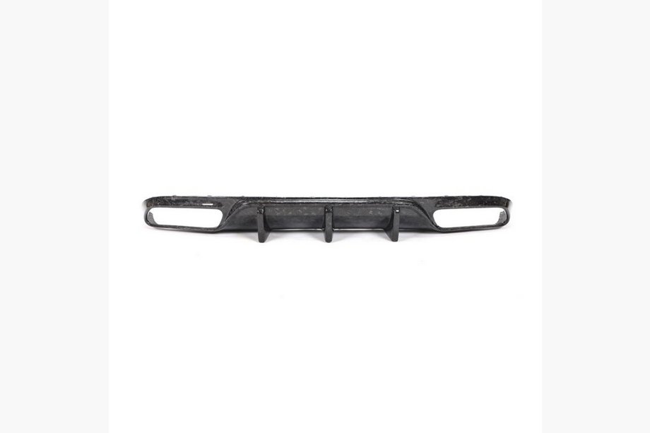 Mercedes C-klasse W205 2014–2021 Achterbumper diffuser V1 (voor coupé/cabriolet C63 AMG 2015-2019, carbon) Foto 10