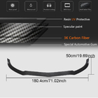 Mercedes C-klasse W205 2014–2021 Voorbumper lip Lip V3 (voor coupé/cabriolet C63 AMG 2015-2019, carbon) foto 4