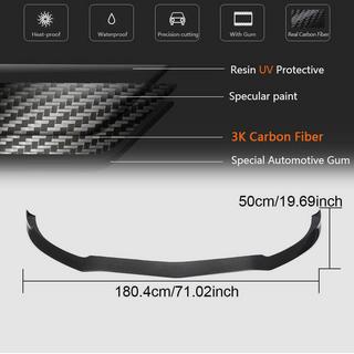 Voorbumper lip Lip V3 (voor coupé/cabriolet C63 AMG 2015-2019, carbon) foto 4