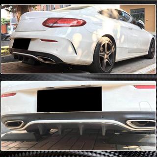 Achterbumperdiffuser (voor coupé/cabriolet AMG-Line / C43 AMG 2015-2019, carbon) foto 4