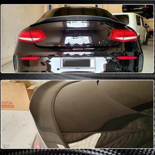 Spoiler V4 (voor coupé 2015-2019, carbon) foto 3
