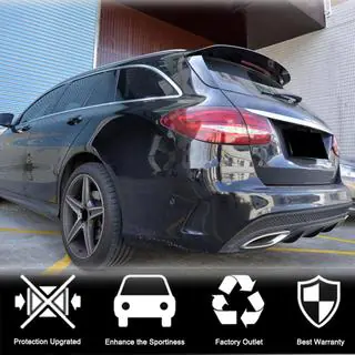 Spoiler (voor Base/AMG-Line SW 2015-2019, carbon) foto 3