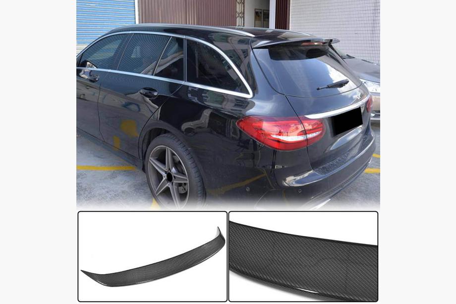 Mercedes C-klasse W205 2014–2021 Spoiler (voor Base/AMG-Line SW 2015-2019, carbon) Foto 1